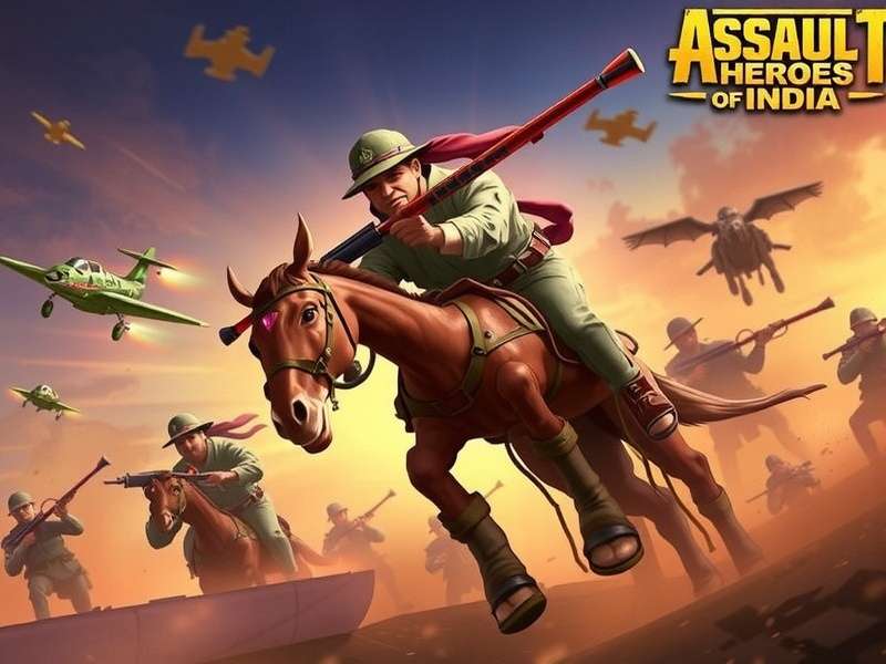 Assault Heroes Of India Game Cover